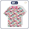T-SHIRT DZIECIĘCY - SUMMER CATS WZ. 1 (128/134)