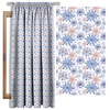 SNOWFLAKES (Very Peri) - Cotton woven fabric