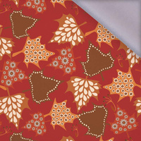 JAVOROVÉ LISTY / bordová - softshell