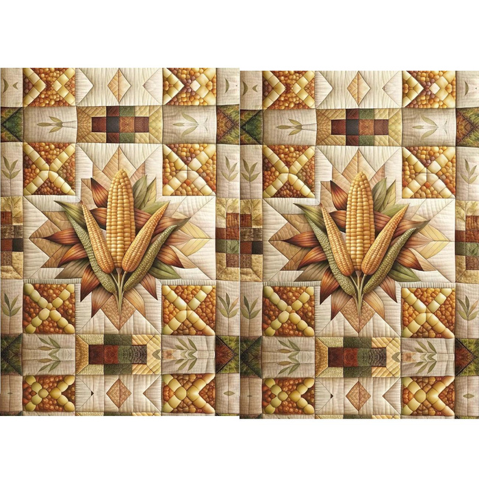 BATIK WZ. 2 - panel 71cm x 100cm/ 2szt. - Panama 220g