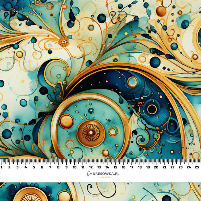 ABSTRACTION wz.11 - Hydrophobic brushed knit