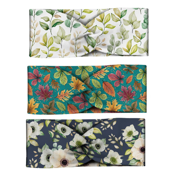 HAARBAND UND HAARGUMMI 3KPL - MODELL 13 - Nähset 4-8