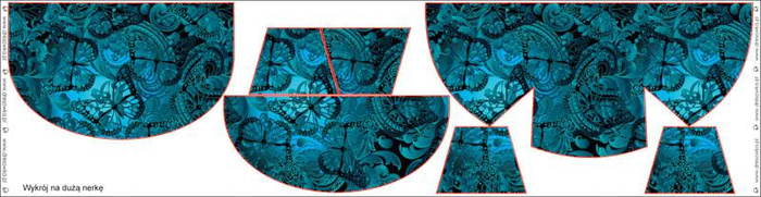 KRAJKOVÉ MOTÝLI / modrá- Sada ledvinka - malá