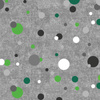 GREEN DOTSIES / ACID WASH GREY - Viscose jersey