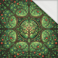 Stained Garden wz. 16 - PANEL (60cm x 50cm) dzianina pętelkowa z elastanem ITY