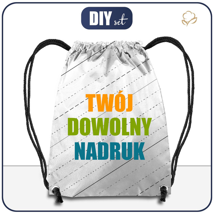 BATOH-PYTEL - S VLASTNÍM POTISKEM - malý