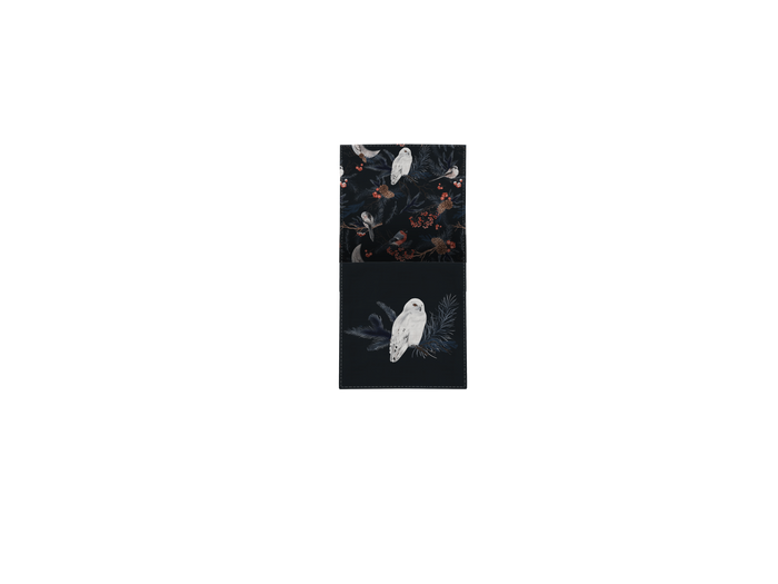 NAPKINS AND RUNNER - WINTER BIRDS pat. 2 (WINTER IN PARK) - sewing set