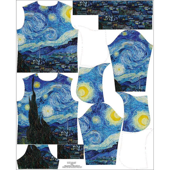 MEN’S HOODIE (COLORADO) - STARRY NIGHT - sewing set L