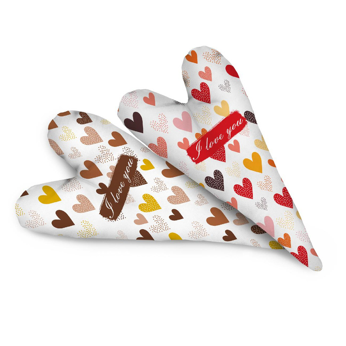 DEKORATIVNÍ SRDÍČKA - I LOVE YOU / SRDCE