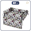 ANIMAL BED - PARADISE FLOWERS - sewing set - M