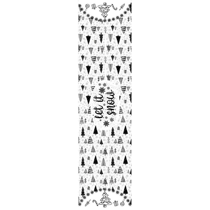 TABLE RUNNER PANEL - Let it snow - sewing set