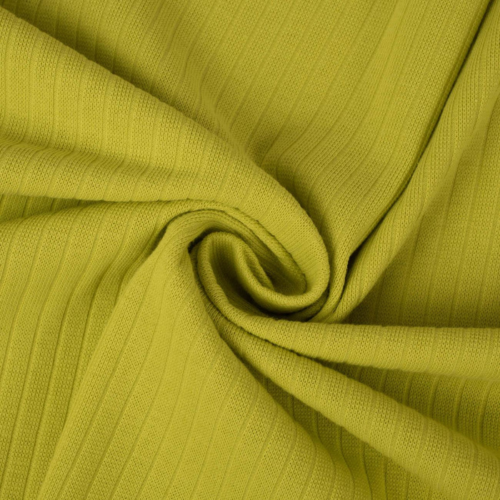 Dünner Rippenstrick HARMONIA 220g - LIMON (D-109)