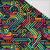 NEON ABSTRACT WZ.2 - Hydrophobic brushed knit