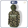 HERREN HOODIE (COLORADO) - PAPA / CAMOUFLAGE - Nähset S DE