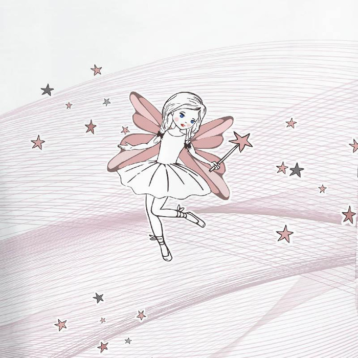 Longsleeve - FAIRY / white - single jersey (110/116)