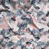 TROPICAL LEAVES pat. 4 - Cotton muslin