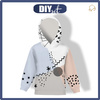 DZIECIĘCA BLUZA Z KAPTUREM (ALEX) - COLOR BLOCK wz. 3 - zestaw do uszycia (98/104)