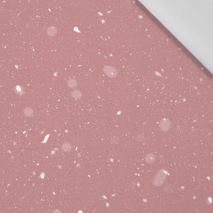SNOWY PINK - Cotton woven fabric