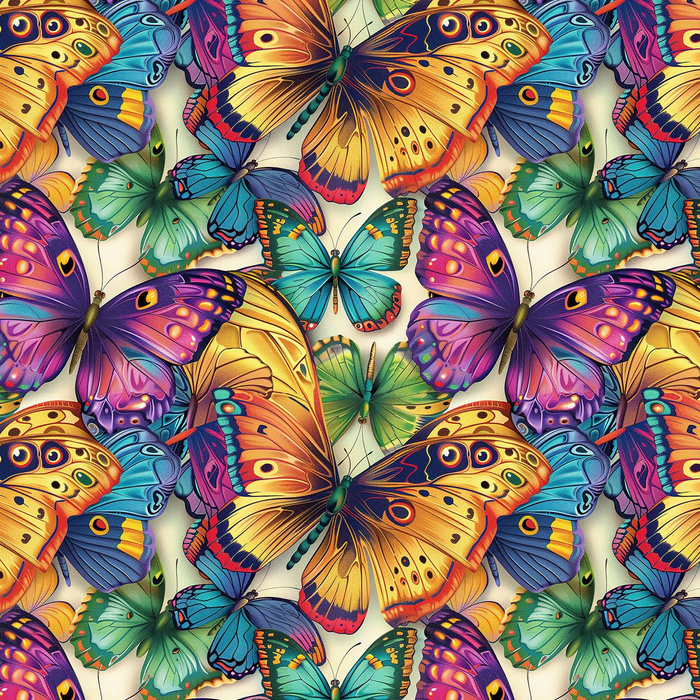 Butterfly & Flowers wz.17 - softshell