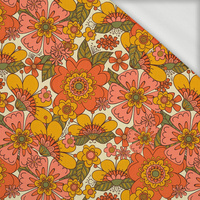 FLOWERS PAPAYA ORANGE WZ. 7 - Sommersweat
