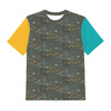 KID’S T-SHIRT - DINO CONTOUR - Single Jersey ITY (104/110)