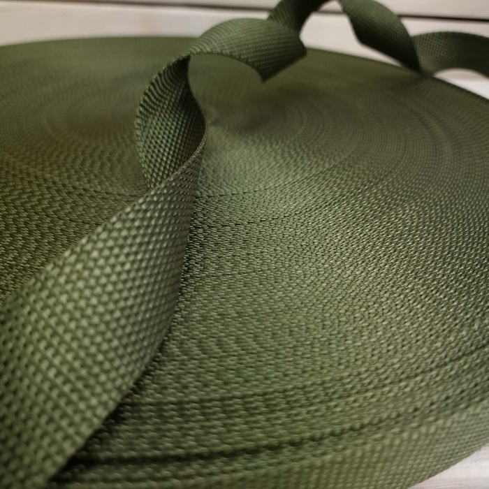 Taśma nośna 30 mm, 100 m - military khaki