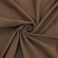 úplet tričkovina s elastanem 210g - MOKKA BROWN (D-234)