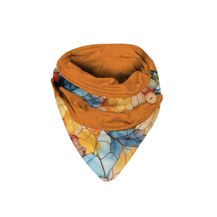 BUTTON SCARF - autumn time wz.12 - sewing set