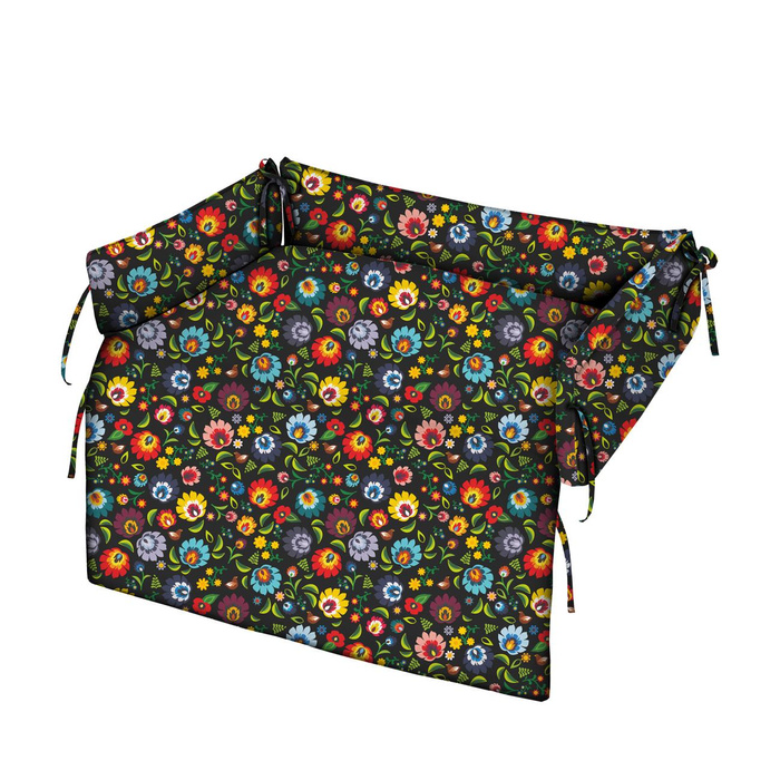 ANIMAL BED - LOWICZ FOLKLORE / black - sewing set - L
