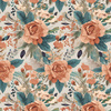 PASTEL FLOWERS WZ. 36 - Cotton muslin