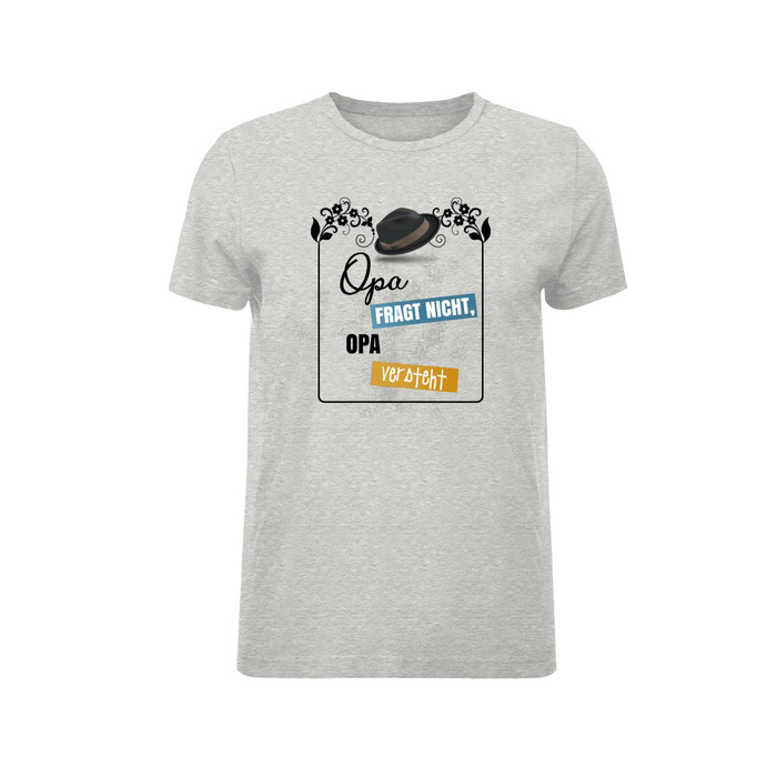 MEN’S T-SHIRT XXXL - Opa fragt nicht, Opa versteht / hat - single jersey
