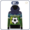 BLUZA Z KAPTUREM UNISEX (HYDRA) - PIŁKA NOŻNA wz. 2 - zestaw do uszycia (122/128)
