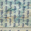SEA HORSES (SEA ABYSS) - Waterproof woven fabric