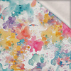 COLORFUL BLOTS - dzianina drapana z elastanem ITY