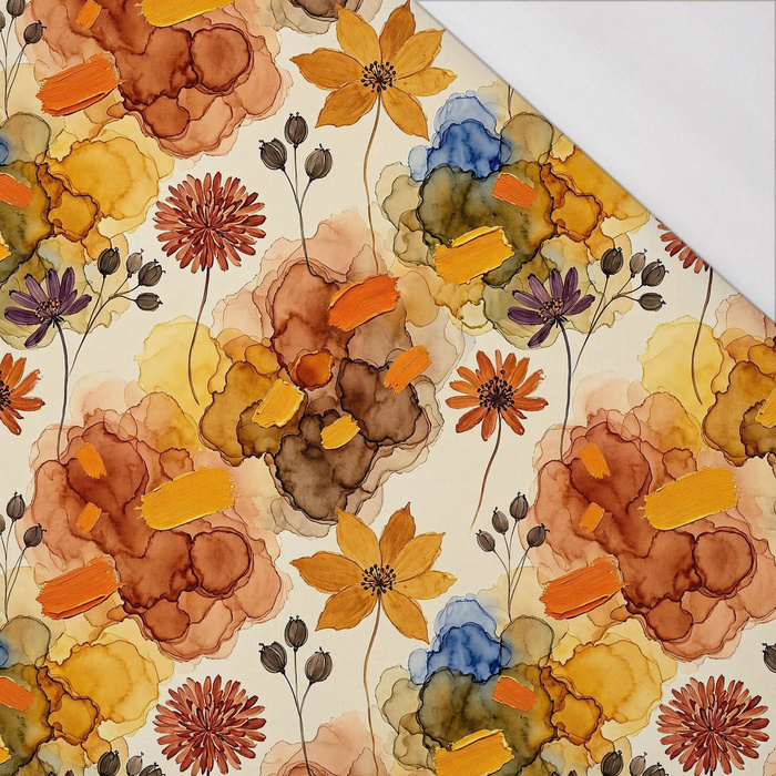 AUTUMN FLOWERS WZ. 25 - single jersey