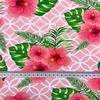 FLOWERS & MONSTERS / pink lemonade - French Terry mit Elasthan