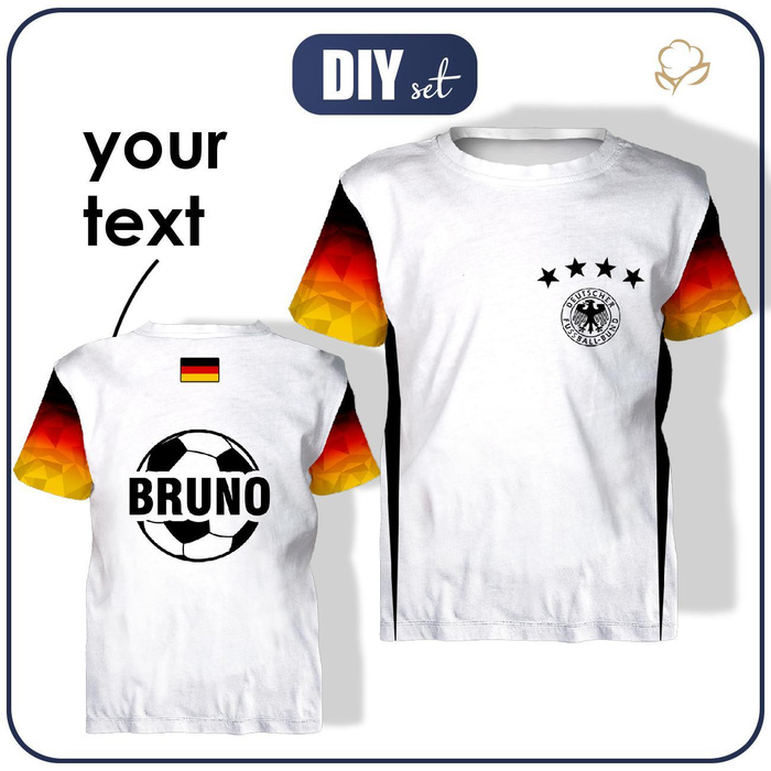 KID’S T-SHIRT - GERMANY - sewing set (140/146)