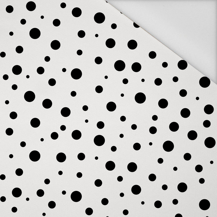 BLACK DOTS - Nylon fabric Pumi