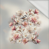 PASTEL BLOOM WZ. 2 - panel (60cm x 50cm) dzianina pętelkowa