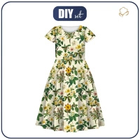 KID'S DRESS "MIA" - BOTANICAL GARDEN WZ.1 - sewing set