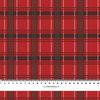 CHECK PAT. 11 / red- single jersey with elastane ITY