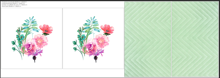 DECORATIVE PILOWS - MEADOW PAT. 1 (IN THE MEADOW)