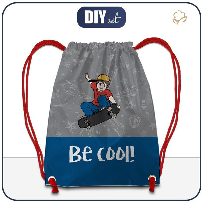 WORKOPLECAK - FELIX (SKATER) / szary - duży