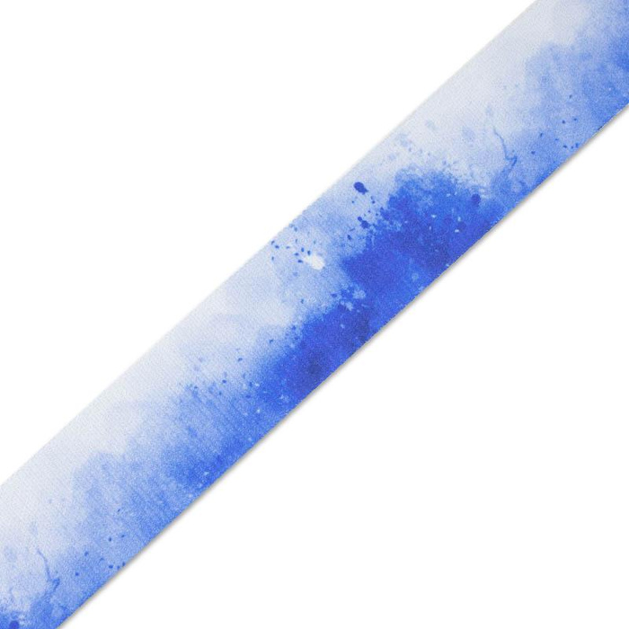 Guma tkana z nadrukiem - KLEKSY (classic blue) / Rozmiar do wyboru