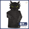 KID'S HOODIE (PARIS) - BLACK DRAGON - sewing set (98/104)