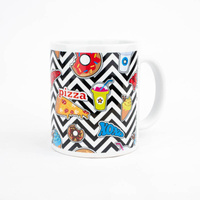 MUG WITH PRINT - FAST FOOD