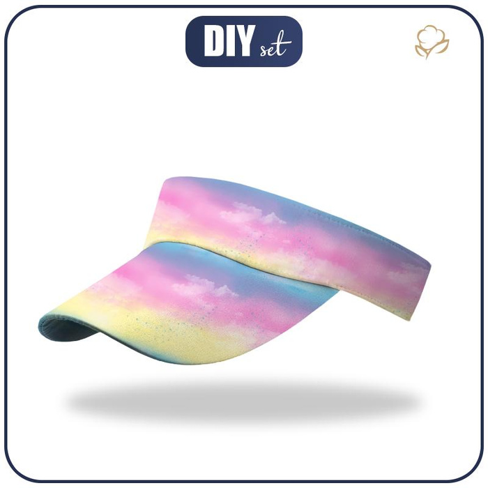 Peaked headband - RAINBOW OCEAN pat. 1