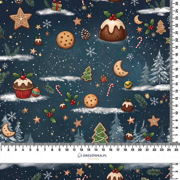 SWEET CHRISTMAS - Jersey wiskozowy