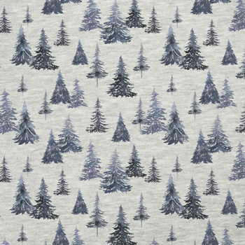 WALD M.2 (GEMALTER WALD) / M-01 melange light grey