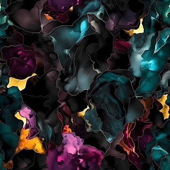 alcohol ink wz.6 - Waterproof woven fabric